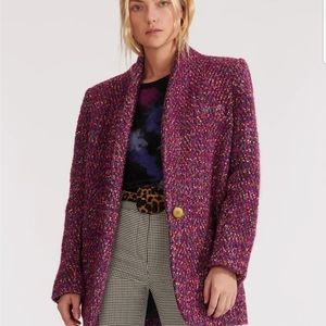 Veronica Beard Multicolor Tweed Blazer